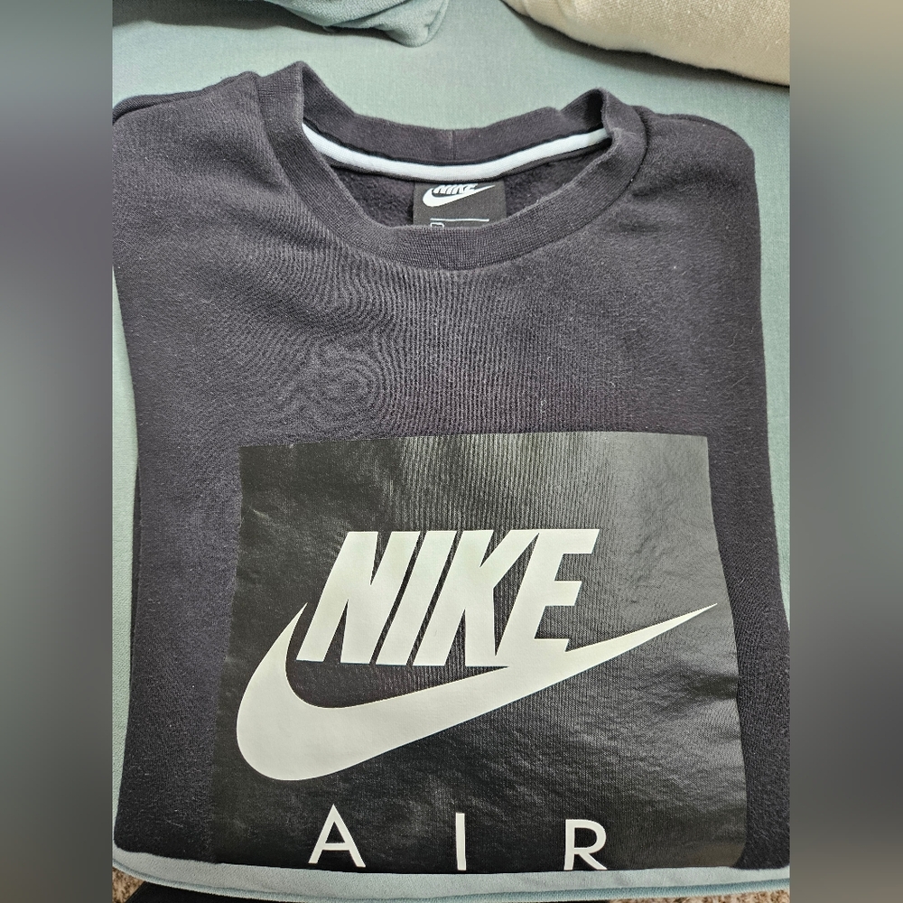 Nike air black sweatshirt for men